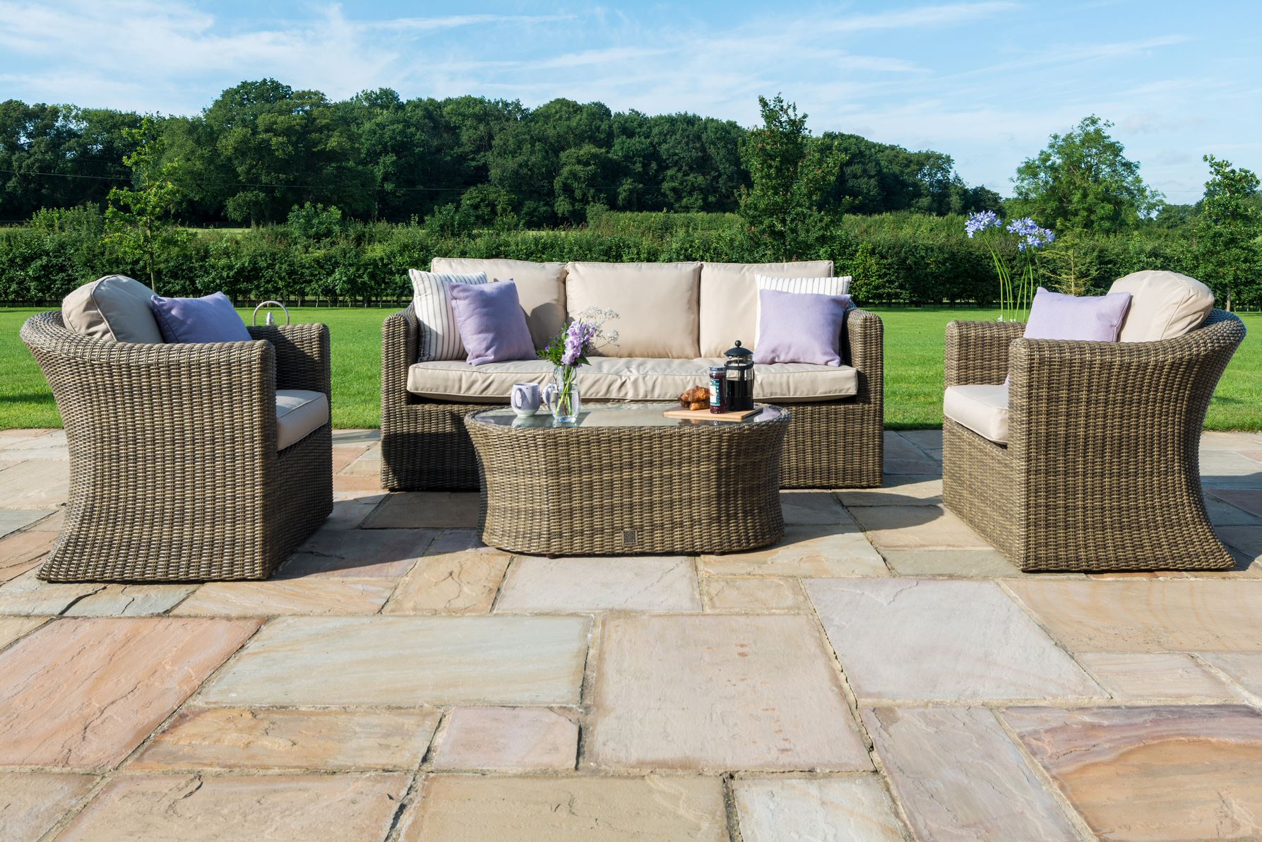 Maze Rattan Winchester Seat Sofa Set Cheshire Sandstone Supplies